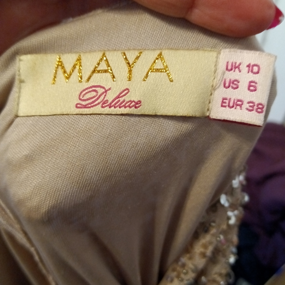 Gorgeous Gold/Taupe Formal Dress - Picture 5 of 6